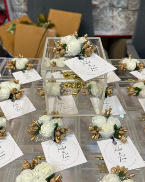 Acrylic Bid Box With Lock