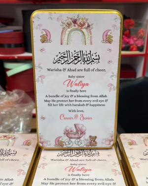 Baby Announcement Sweet Tin Box-II