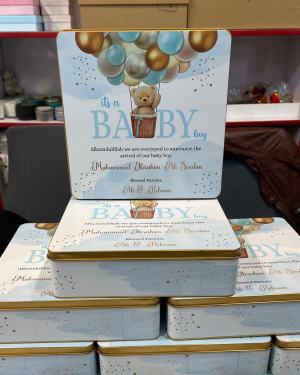 Baby Arrival Sweet Tin Boxes