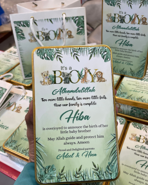 Baby Arrival Sweet Tin Boxes-II