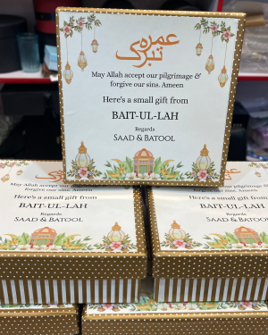 Umrah Tabarruk Cardboard Box